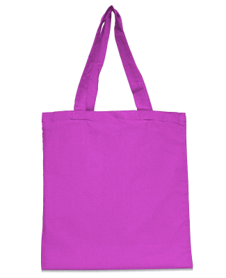 8860 Liberty Bags® Nicole Cotton Canvas Tote in Hot pink