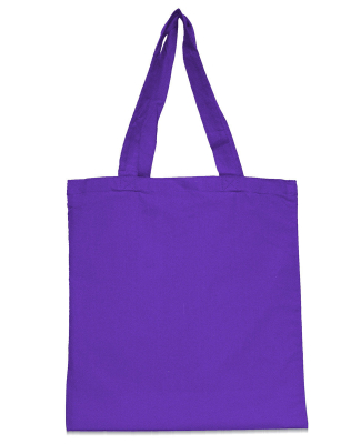 8860 Liberty Bags® Nicole Cotton Canvas Tote in Purple