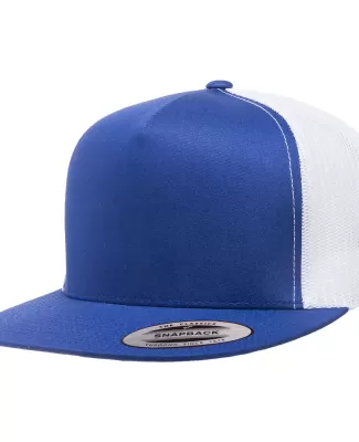 Yupoong-Flex Fit 6006 Five-Panel Classic Trucker C ROYAL/ WHITE