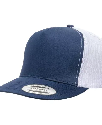 Yupoong-Flex Fit 6006 Five-Panel Classic Trucker C NAVY/ WHITE