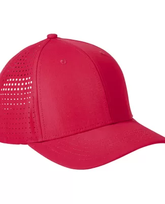 Big Accessories BA537 Performance Perforated Cap in Red