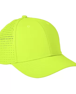Big Accessories BA537 Performance Perforated Cap in Neon yellow
