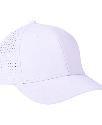 Big Accessories BA537 Performance Perforated Cap in White