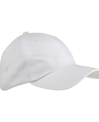 Big Accessories BX001 6-Panel Unstructured Dad Hat WHITE
