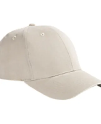 BX002 Big Accessories 6-Panel Brushed Twill Struct in Stone