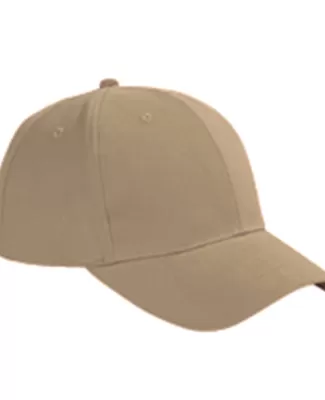 BX002 Big Accessories 6-Panel Brushed Twill Struct in Khaki