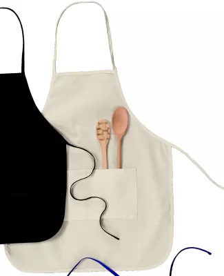 APR52 Big Accessories Two-Pocket 28" Apron in Natural