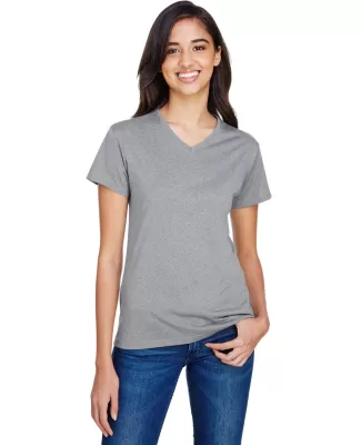 A4 Apparel NW3381 Ladies' Topflight Heather V-Neck in Athletic heather