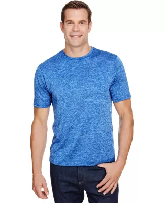 A4 Apparel N3010 Men's Tonal Space-Dye T-Shirt in Light blue