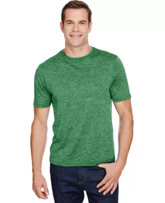 A4 Apparel N3010 Men's Tonal Space-Dye T-Shirt in Kelly