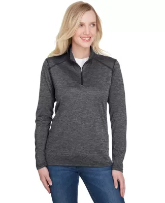 A4 Apparel NW4010 Ladies' Tonal Space-Dye Quarter- in Charcoal