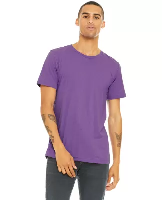 BELLA+CANVAS 3413 Unisex Howard Tri-blend T-shirt in Purple triblend