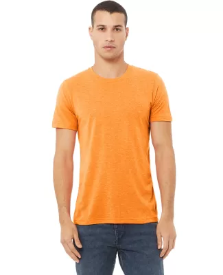 BELLA+CANVAS 3413 Unisex Howard Tri-blend T-shirt in Orange triblend