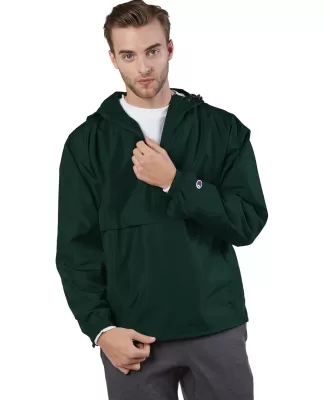 Champion Clothing CO200 Packable Jacket in Dark green