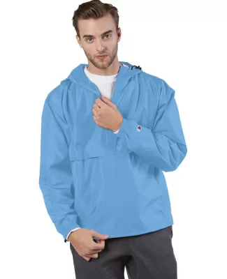 Champion Clothing CO200 Packable Jacket in Light blue