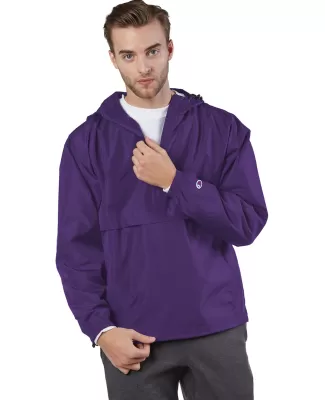 Champion Clothing CO200 Packable Jacket in Ravens purple