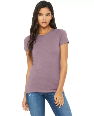 BELLA 6004 Womens Favorite T-Shirt in Heather purple
