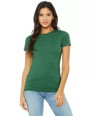 BELLA 6004 Womens Favorite T-Shirt in Hthr grass green