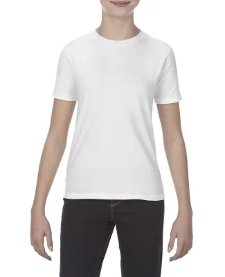 Alstyle 5081 Youth Ultimate Tee in White