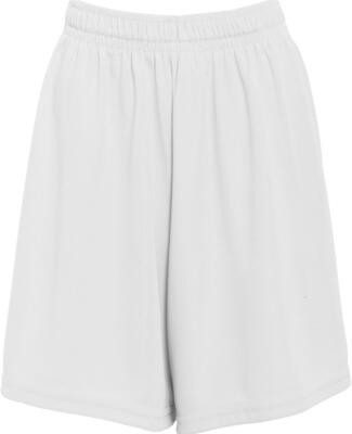 960 Ladies Wicking Mesh Short  in White