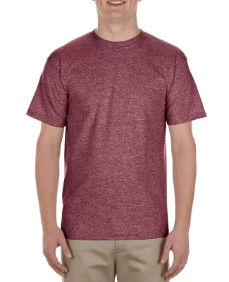 Alstyle 1701 Adult Tee BURGUNDY HEATHER