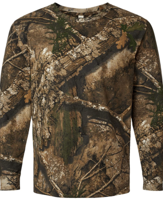 Code V 3981 Adult Realtree® Camo Long Sleeve Tee in Realtree apx