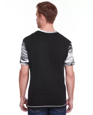 Code V 3908 Fashion Camo T-Shirt BLK/ URBN WD/ RD