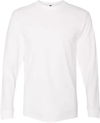 Next Level Apparel 7401S Power Crew Long Sleeve Te WHITE