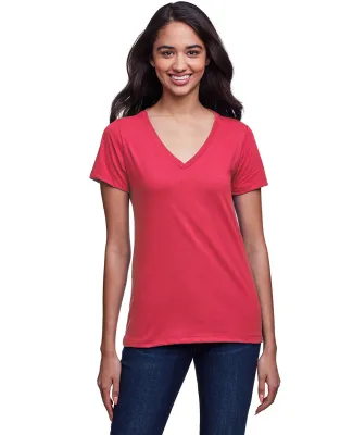 Next Level Apparel 4240 Women's Eco Performance V in Heather red