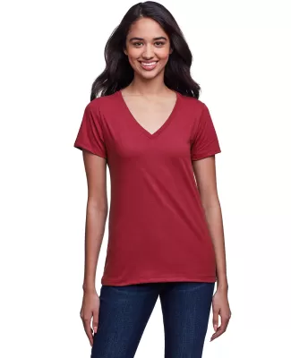 Next Level Apparel 4240 Women's Eco Performance V in Cardinal