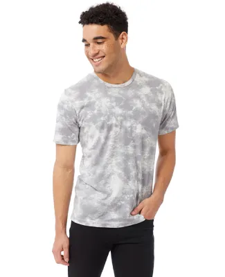 Alternative Apparel 1070 Unisex Go-To T-Shirt in Grey tie dye