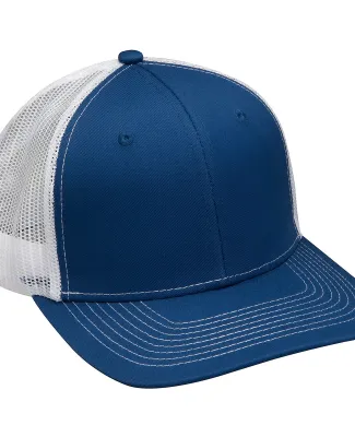 Adams Hats PV112 Adult Eclipse Cap in Royal/ white