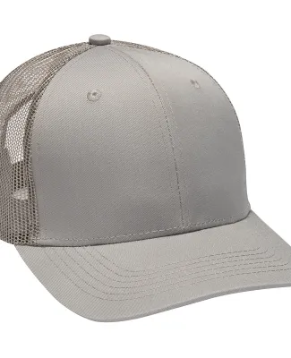 Adams Hats PV112 Adult Eclipse Cap in Grey/ grey