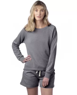 Alternative Apparel 8626 Ladies' Lazy Day Pullover in Nickel