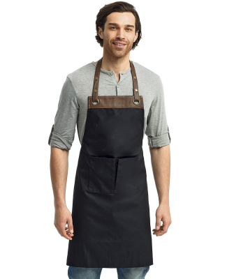 Artisan Collection by Reprime RP123 Espresso Bib A in Black/ brown