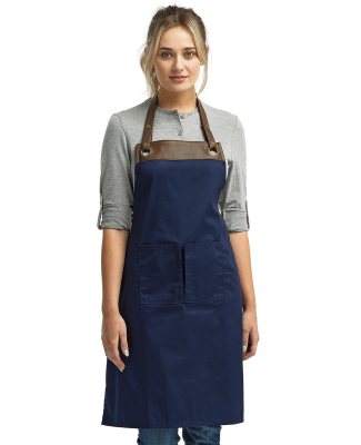 Artisan Collection by Reprime RP123 Espresso Bib A in Navy/ brown