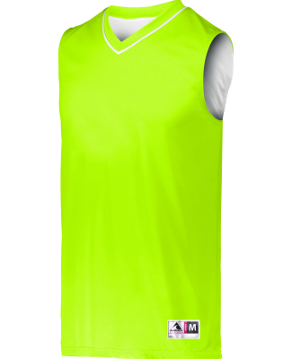 Augusta Sportswear 152 Adult Reversible Two-Color  in Lime/ white