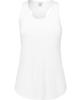 Augusta Sportswear 3078 Ladies' Lux Tri-Blend Tank in White