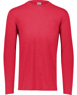 Augusta Sportswear 3075 Adult 3.8 oz., Tri-Blend L in Red heather