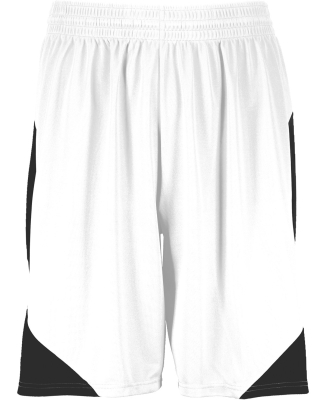 Augusta Sportswear 1734 Youth Step-Back Basketball in White/ black