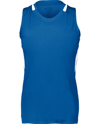 Augusta Sportswear 2436 Ladies' Crossover Tank in Royal/ white