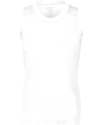 Augusta Sportswear 2437 Girls Crossover Sleeveless WHITE/ WHITE