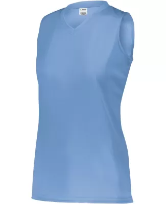 Augusta Sportswear 4795 Girls Sleeveless Wicking A COLUMBIA BLUE