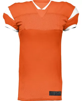 Augusta Sportswear 9582 Adult Slant Football Jerse ORANGE/ WHITE