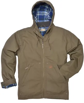 Backpacker BP7020 Men's Hooded Navigator Jacket MOSS GREEN