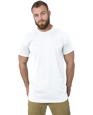 Bayside Apparel 5200 Tall 6.1 oz., Short Sleeve T- in White