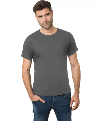 Bayside Apparel 9500 Unisex 4.2 oz., 100% Cotton F in Charcoal
