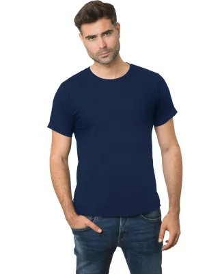 Bayside Apparel 9500 Unisex 4.2 oz., 100% Cotton F in Navy