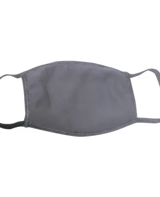 Bayside Apparel 1941 Youth Face Mask in Solid charcoal