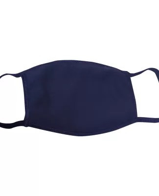 Bayside Apparel 1900 Adult Cotton Face Mask Made i in Navy
